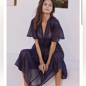 NWT - The Kallie Flowy Maxi Dress: Lurex Edition